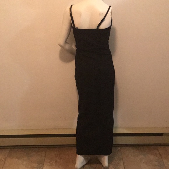 Streetwear Society Thin strap long dress with split in the front - Picture 4 of 7